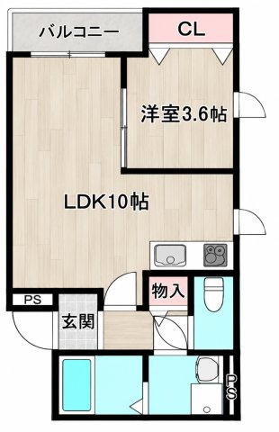 【間取り】 | ファインウッド南茨木