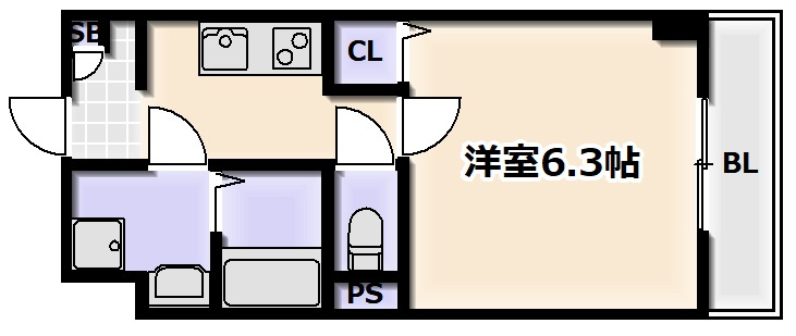 ウェルホームズ住吉大社の間取り