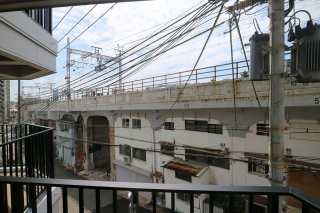 神戸市灘区城内通５丁目の賃貸マンションの展望