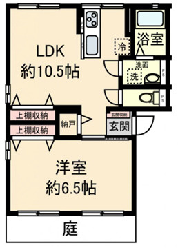 神戸市東灘区本山北町５丁目のアパートの間取り