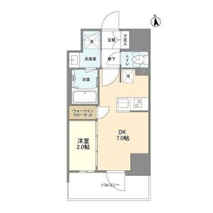 バウスフラッツ新大阪の間取り