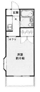 メゾン鎌ケ谷　Ｂ棟の間取り|間取りです。
