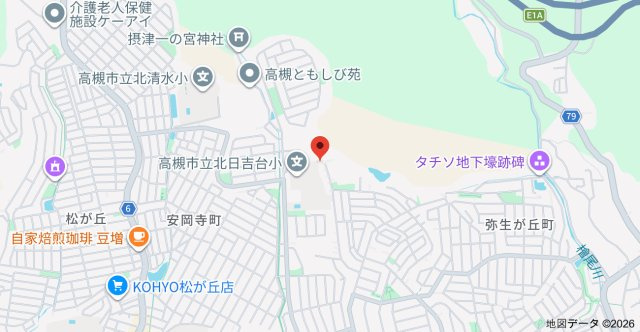 日吉台清水貸家の地図