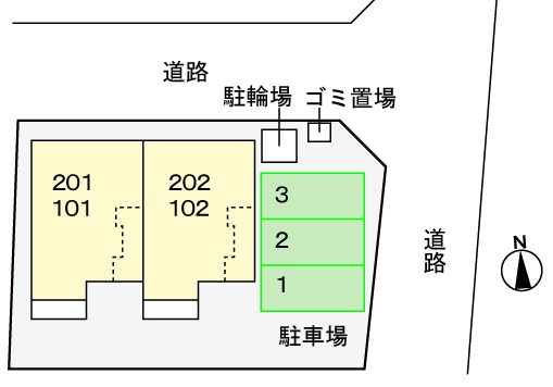 カーサミニヨンの区画図