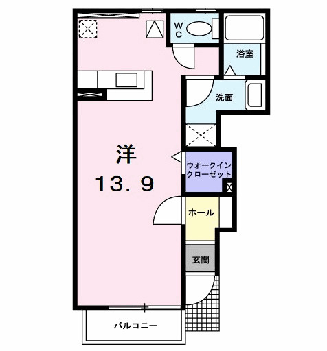 カーサミニヨンの間取り