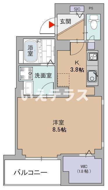 メゾンブランシュの間取り