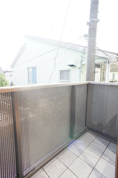 ルミナス市川のバルコニー