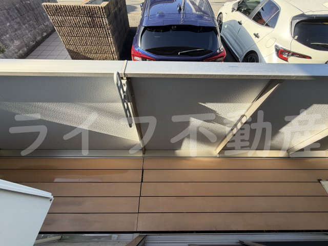 サンハイム花園のバルコニー