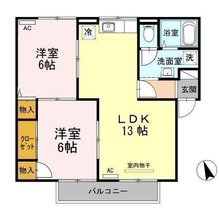 【間取り】 | サンヨーク　D棟