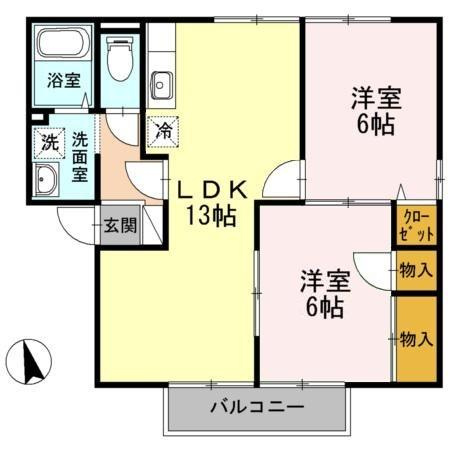 【間取り】 | ガーデンスクエア　D棟