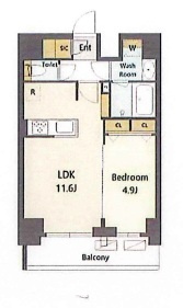 S-RESIDENCE新宿早稲田avelisの間取り