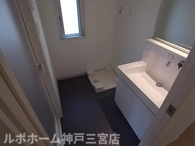 AOI FLATSの洗面所
