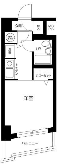 エヴェナール二子新地の間取り