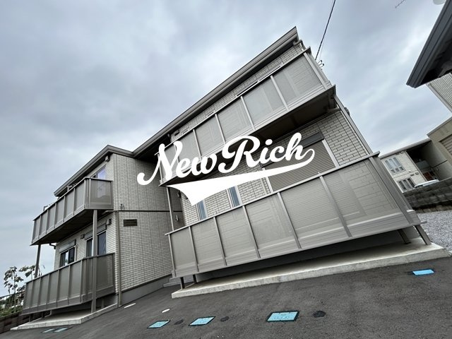 前橋市総社町植野のアパートの外観