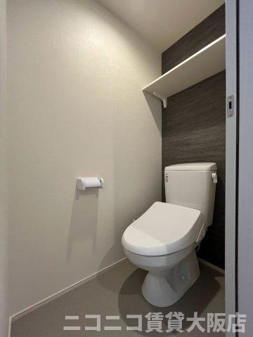 大阪市淀川区木川東２丁目のアパートのトイレ|同タイプイメージ写真のため現況を優先いたします。