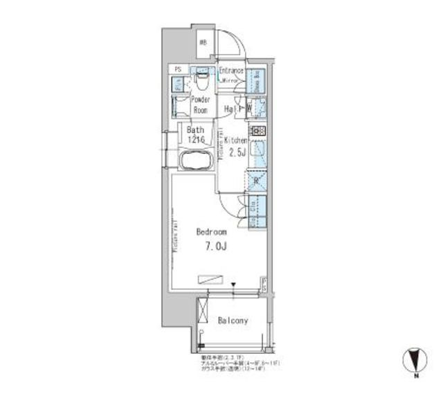パークアクシス新御徒町Ｅａｓｔの間取り