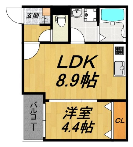 【間取り】 | LE COCON 清須Ⅱ【当社オーナー物件】