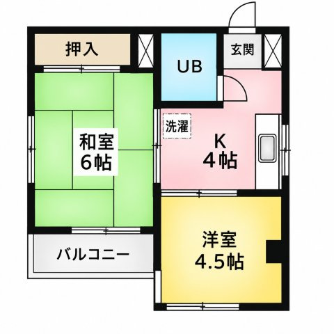 船橋市東中山１丁目のアパート