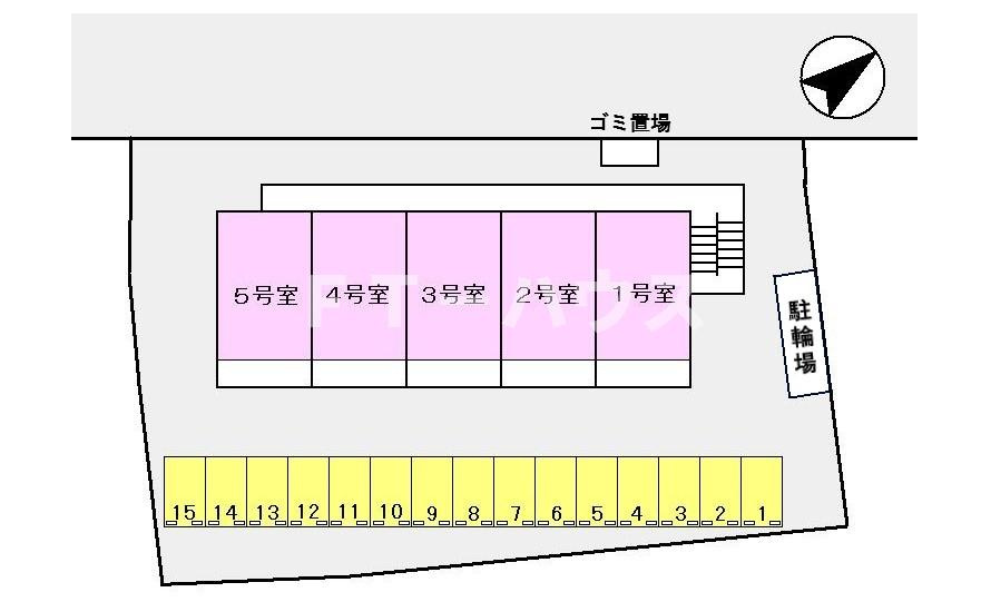 ジュネス弐番館の駐車場|駐車場