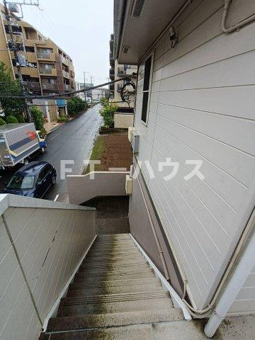 グリーンハイツのバルコニー