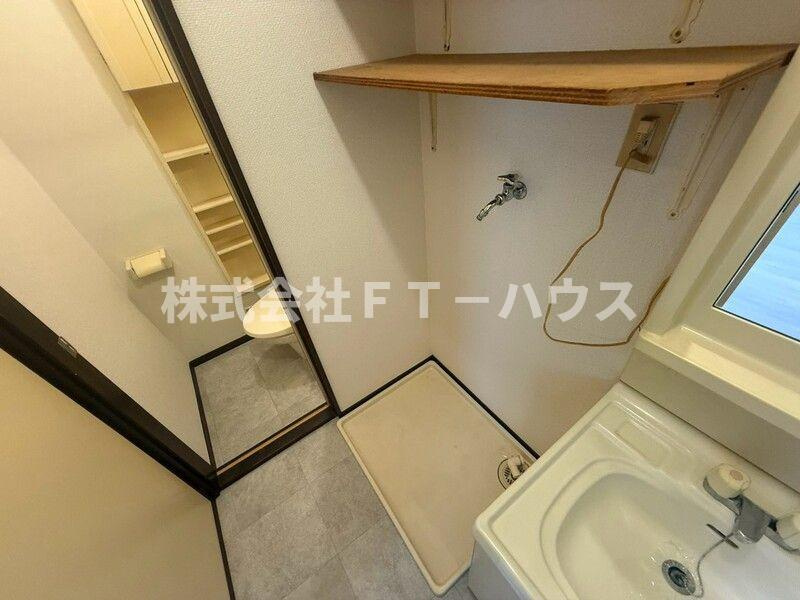 ナフコ1号棟の洗面所