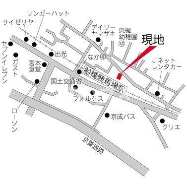 ライジングプレイス船橋宮本の地図