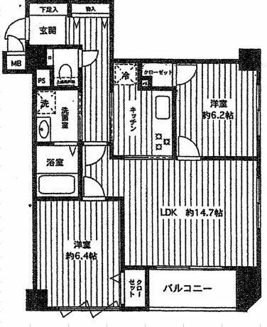 レックス横浜関内の間取り