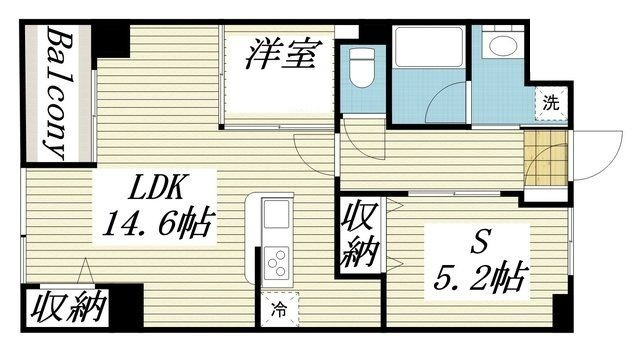 エルザ柏の間取り|間取りです。