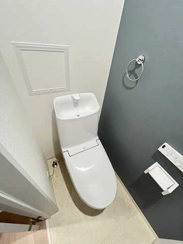 大阪市西淀川区竹島３丁目のアパートのトイレ|コンパクトで使いやすいトイレです