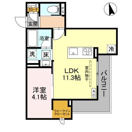 D-Grande桃井町の間取り