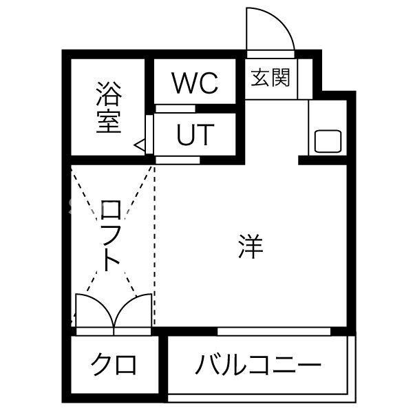 プルス塚本ドゥーエの間取り