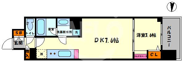 アーバネックス難波WESTの間取り|アーバネックス難波WEST　間取り