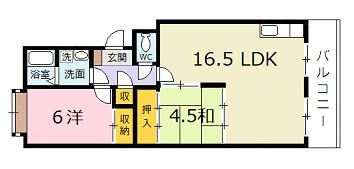 カルチャー岡の間取り