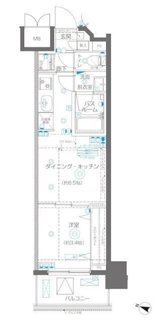 ＡＥＬＬ横浜吉野町の間取り