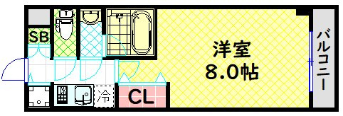 【間取り】 | S-RESIDENCE難波EAST