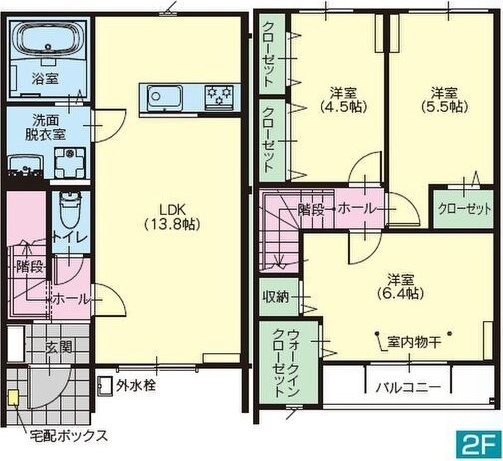 Twin Terrace千波の間取り