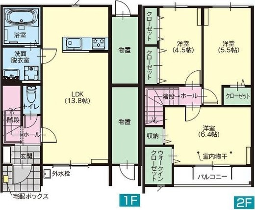 Twin Terrace千波の間取り