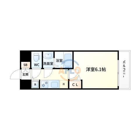 エスライズ新大阪フロントの間取り|エスライズ新大阪フロント　間取り
