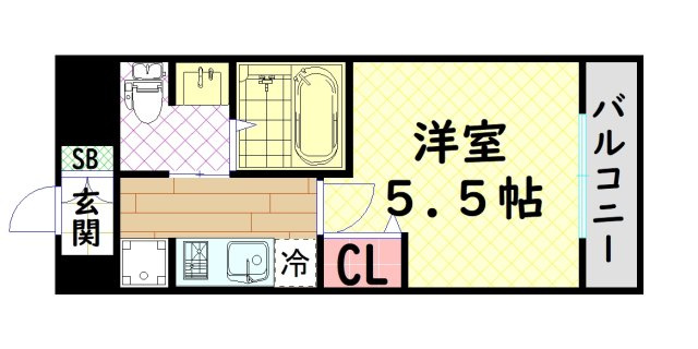 【間取り】 | エスリード南堀江リバーサイド