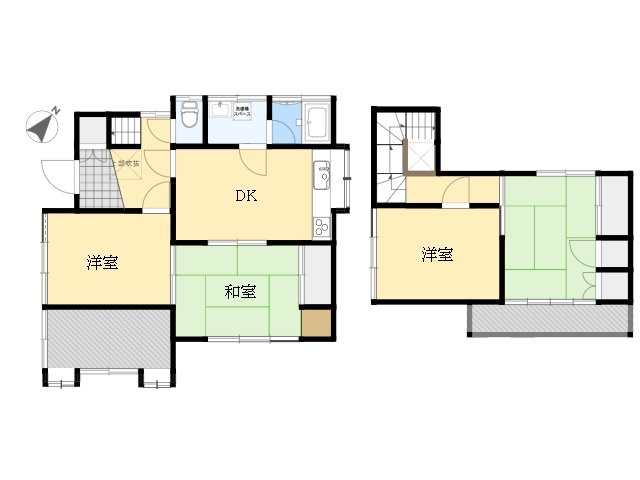 ときがわ町関堀　中古売戸建の間取り