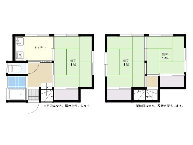 ふじみ野市上ノ原　中古売戸建の間取り