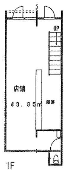 昭和町駅前店舗の間取り