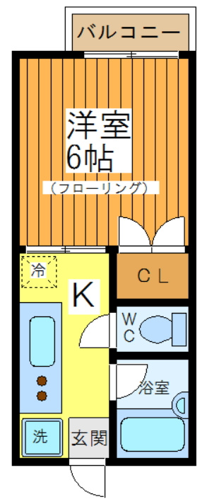 サニーコーポの間取り