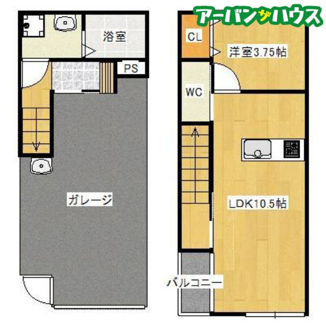 GrandGarageNAKASEの間取り