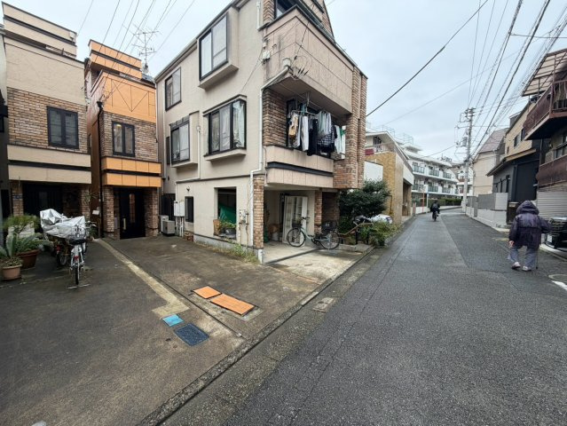 大田区東馬込　リノベーション中古戸建の前面道路含む現地写真