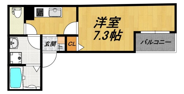 LE COCON稲沢Ⅴ【当社オーナー物件】の間取り