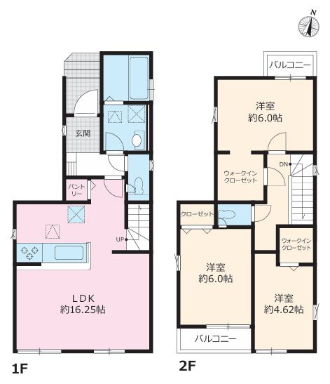 伊勢原市伊勢原4丁目新築戸建て　4期1号棟の間取り|間取図「伊勢原市伊勢原4丁目新築戸建て」