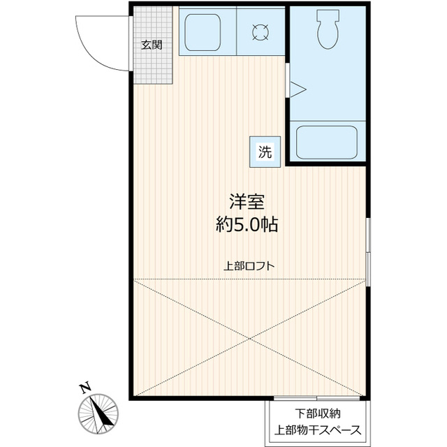 シャトル狛江Ｂ館の間取り