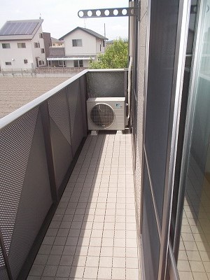 ビックイーストⅡAのバルコニー