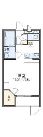 【間取り】 | レオパレス島之内